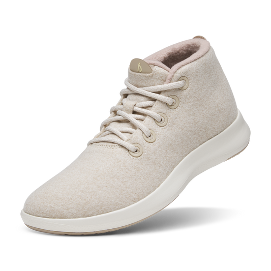 Women's Wool Runner-up Mizzle - Stony Cream (Natural White Sole)